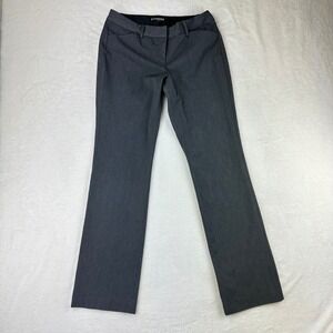 Express Dress Pants Womens Editor‎ Straight 6R Gray Professional Office Siren